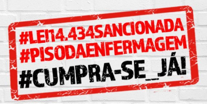 Enfermeiros podem parar no dia 19, caso STF não revogue suspensão da Lei do Piso
